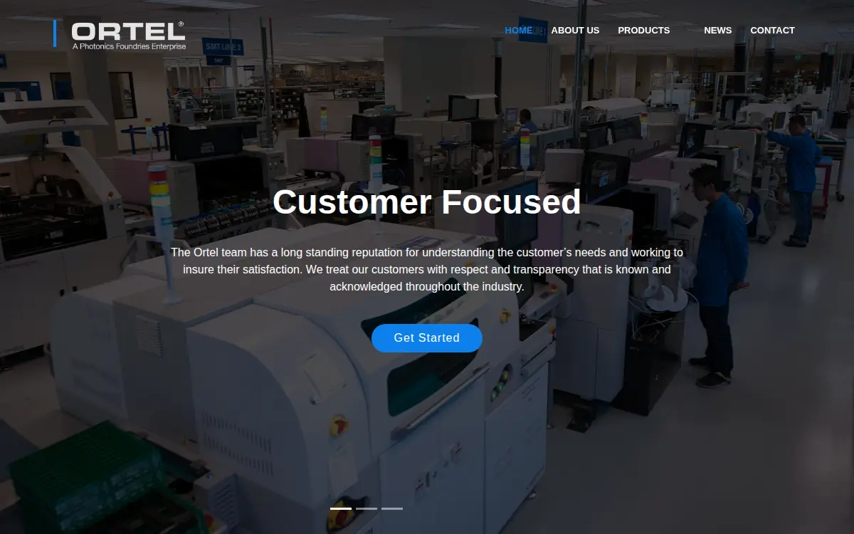 Homepage of Photonics Foundries INC