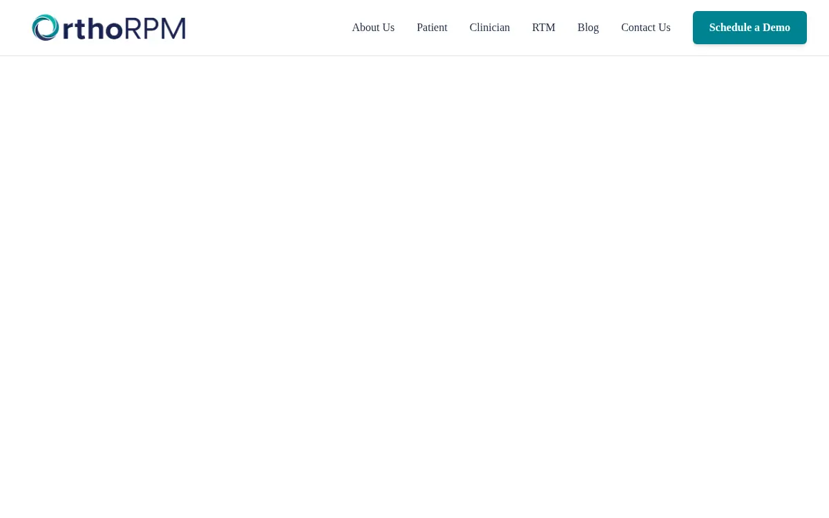 Homepage of Orthorpm, INC.