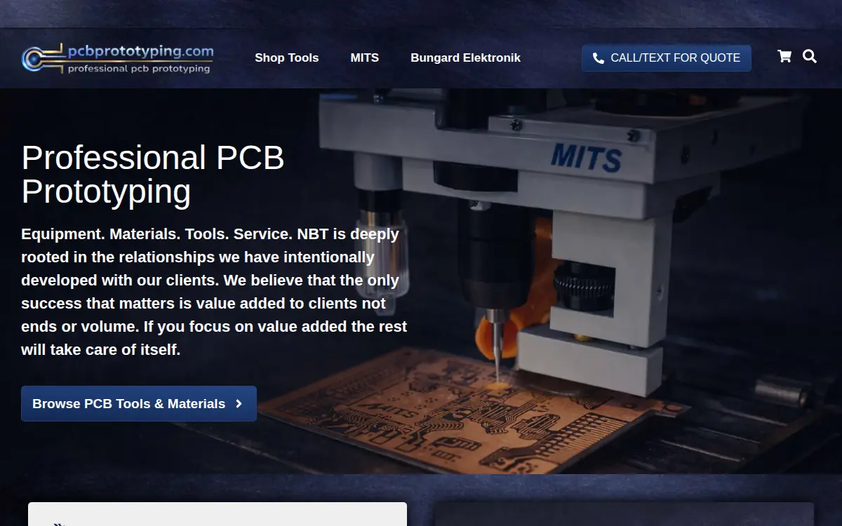 Homepage of North Bay Marketing, LLC