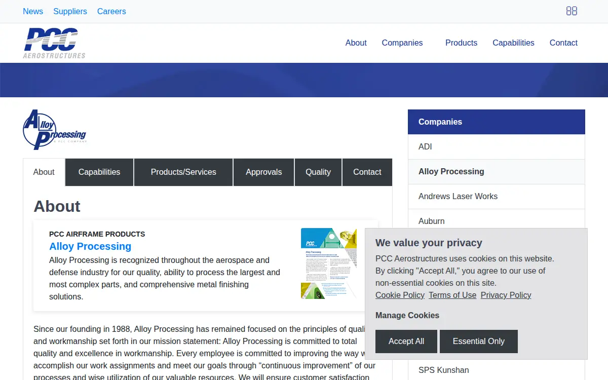Homepage of Helicomb International, INC.