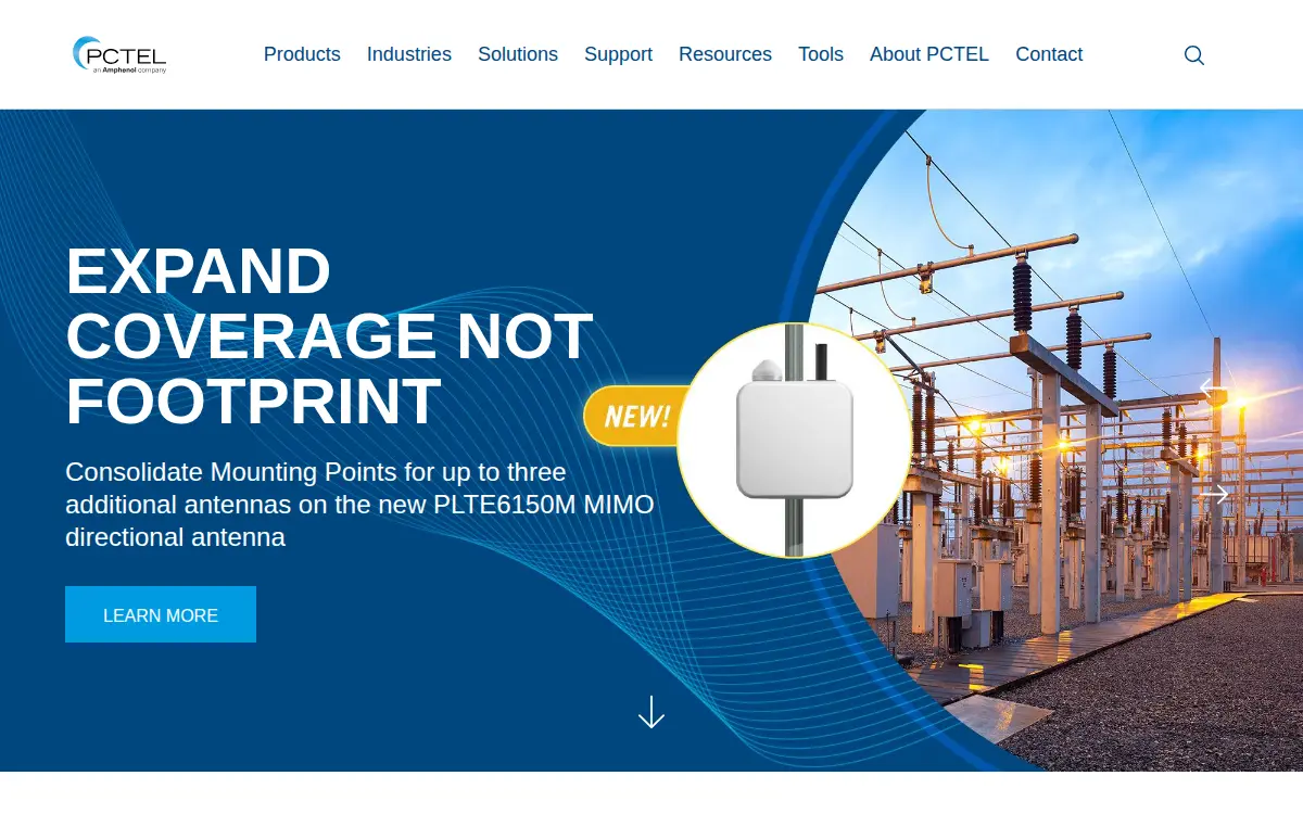 Homepage of Pctel, INC.