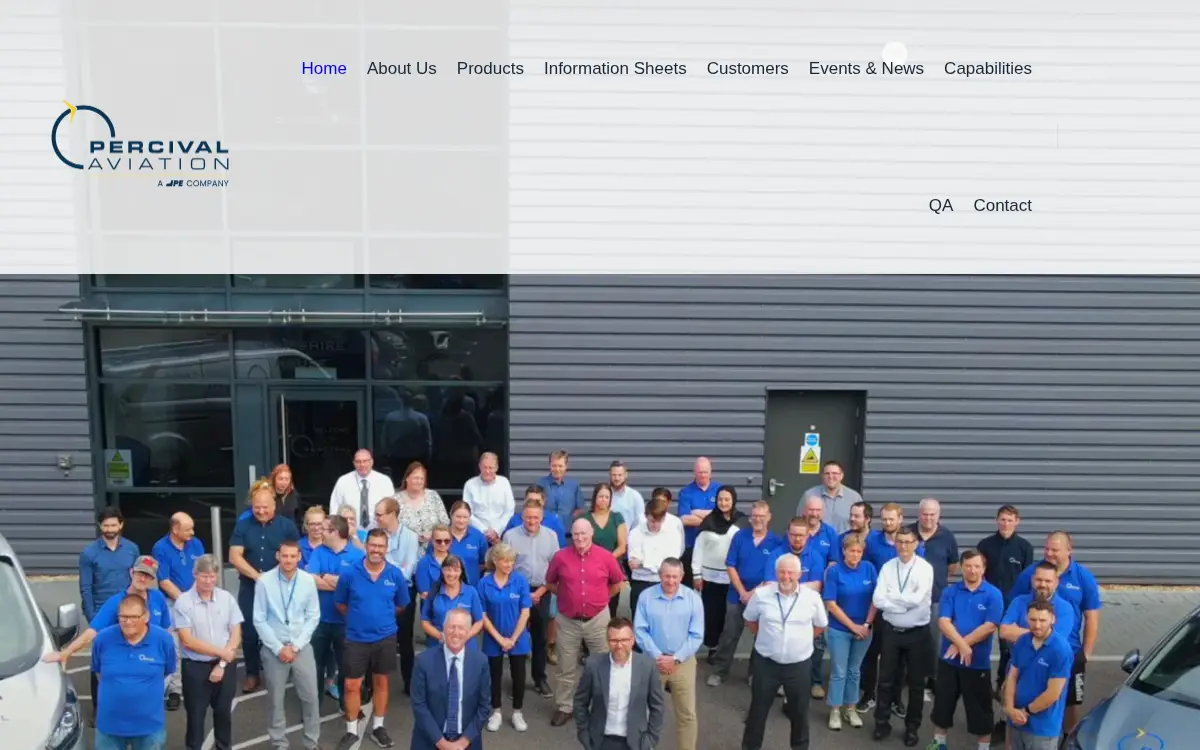 Homepage of Percival Aviation INC
