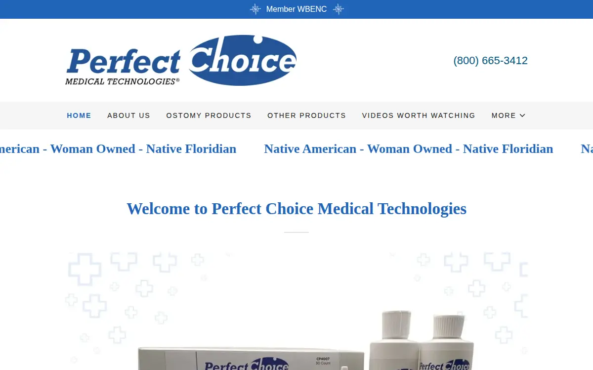 Homepage of Perfect Choice Partners LLC