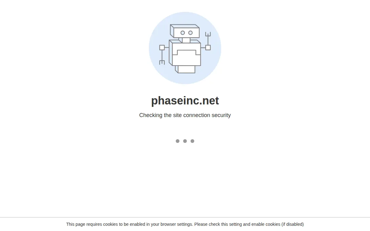 Homepage of Phase INC