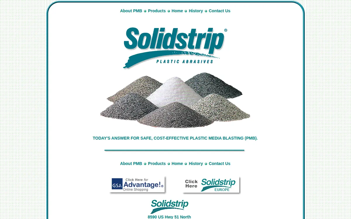 Homepage of Solidstrip, INC.