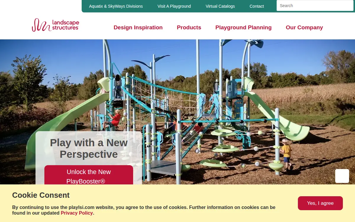 Homepage of Landscape Structures INC