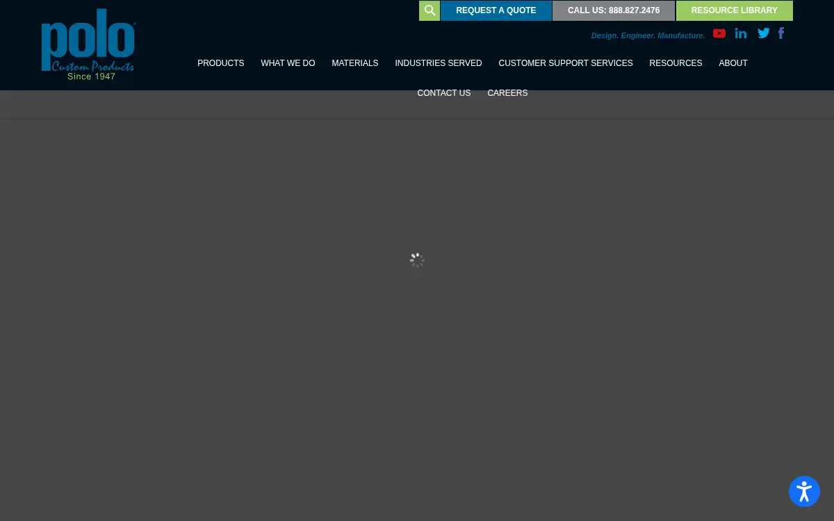 Homepage of Polo Custom Products, INC.