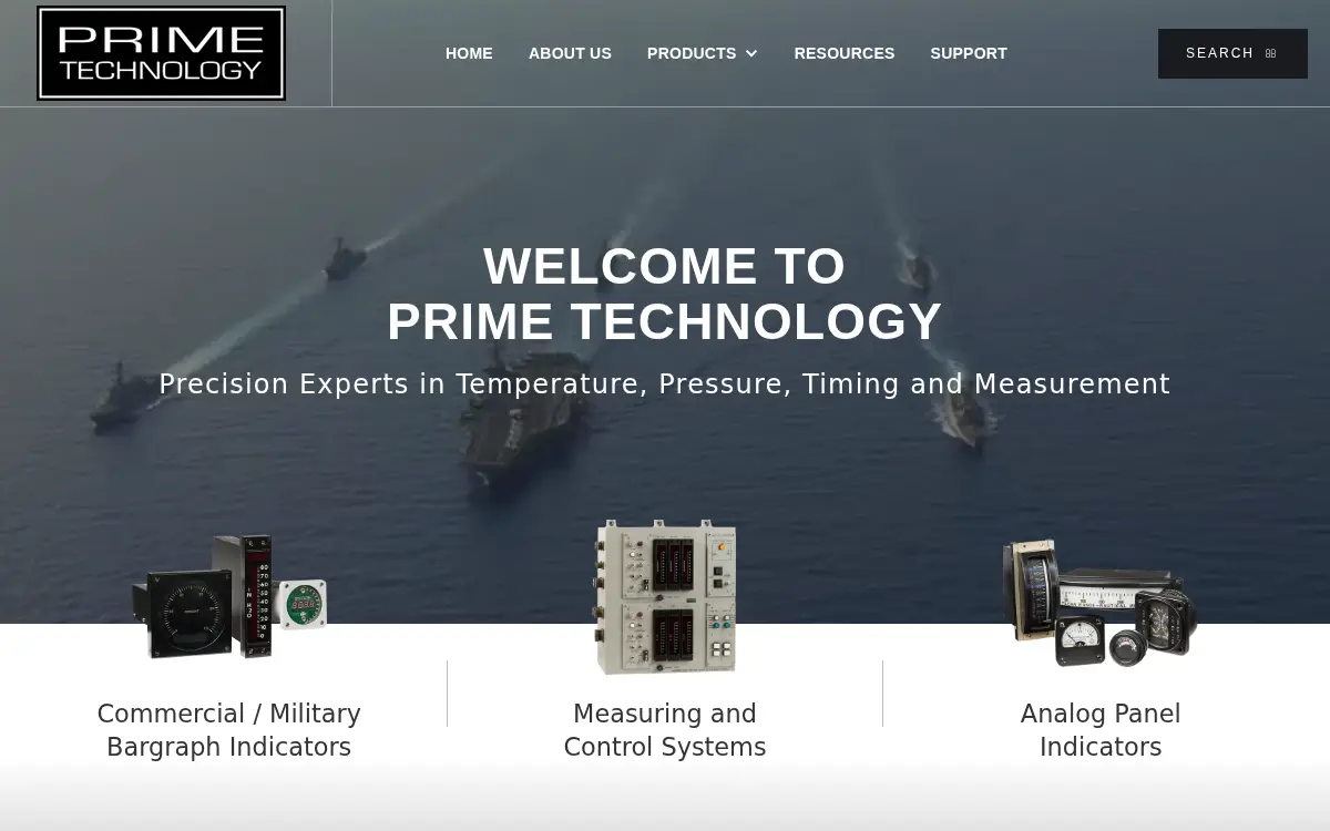 Homepage of Prime Technology LLC