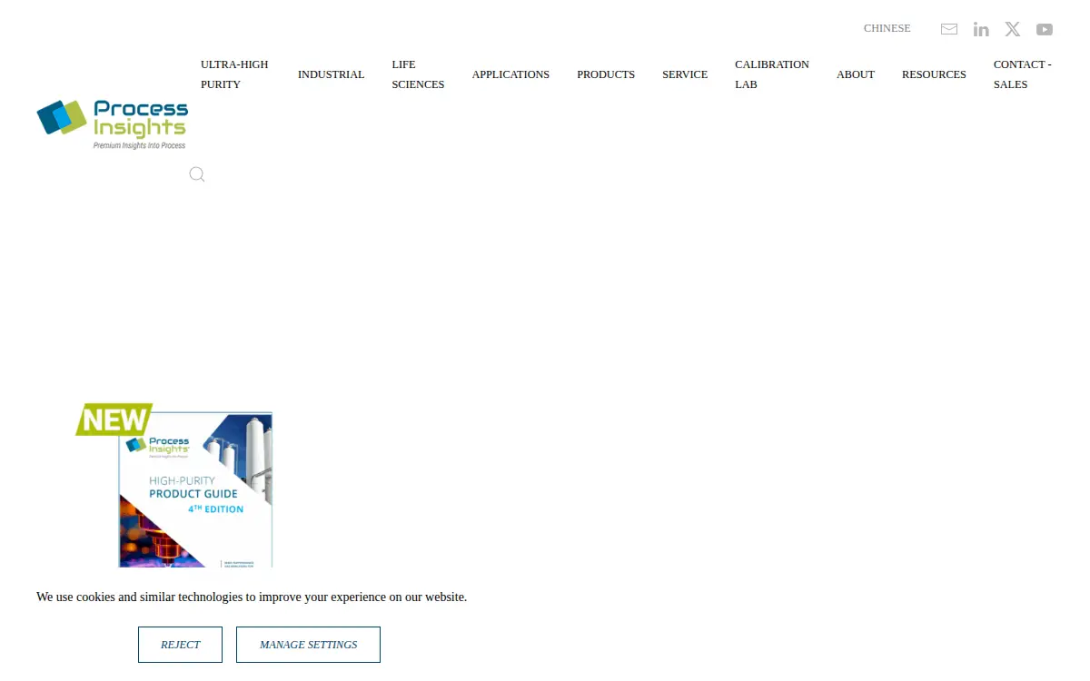 Homepage of Process Insights - Cosa Xentaur Corporation