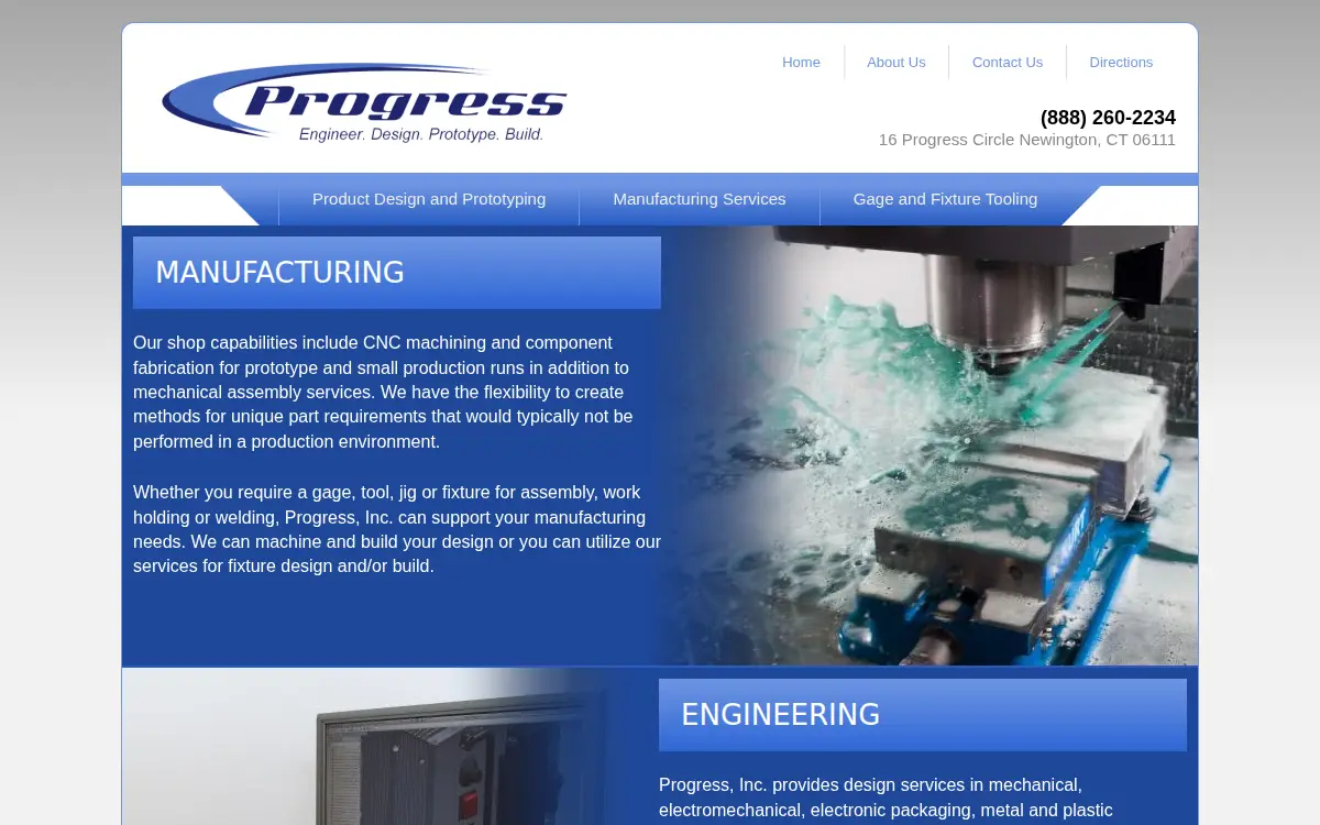 Homepage of Progress, INC