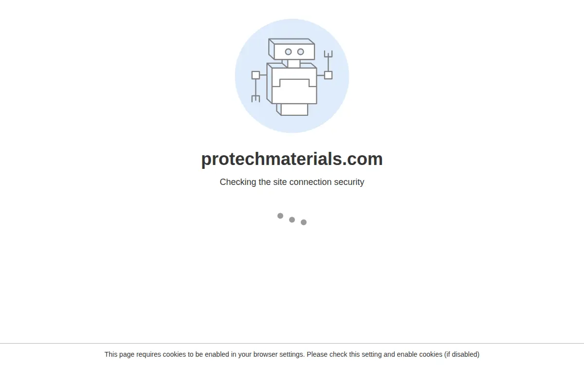 Homepage of Protech Materials INC.