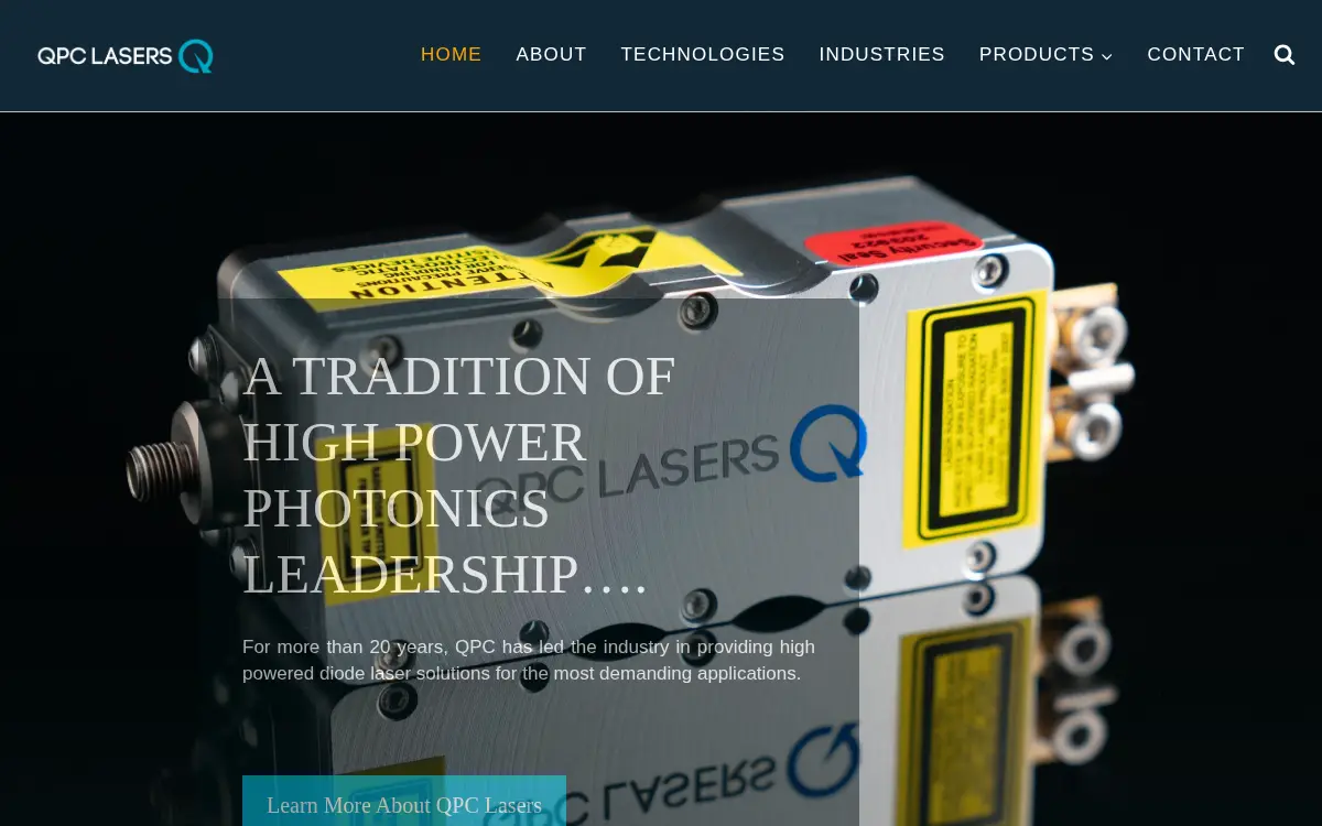 Homepage of Laser Operations LLC