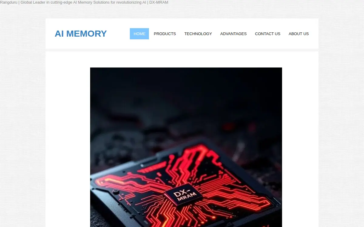Homepage of Rangduru, INC