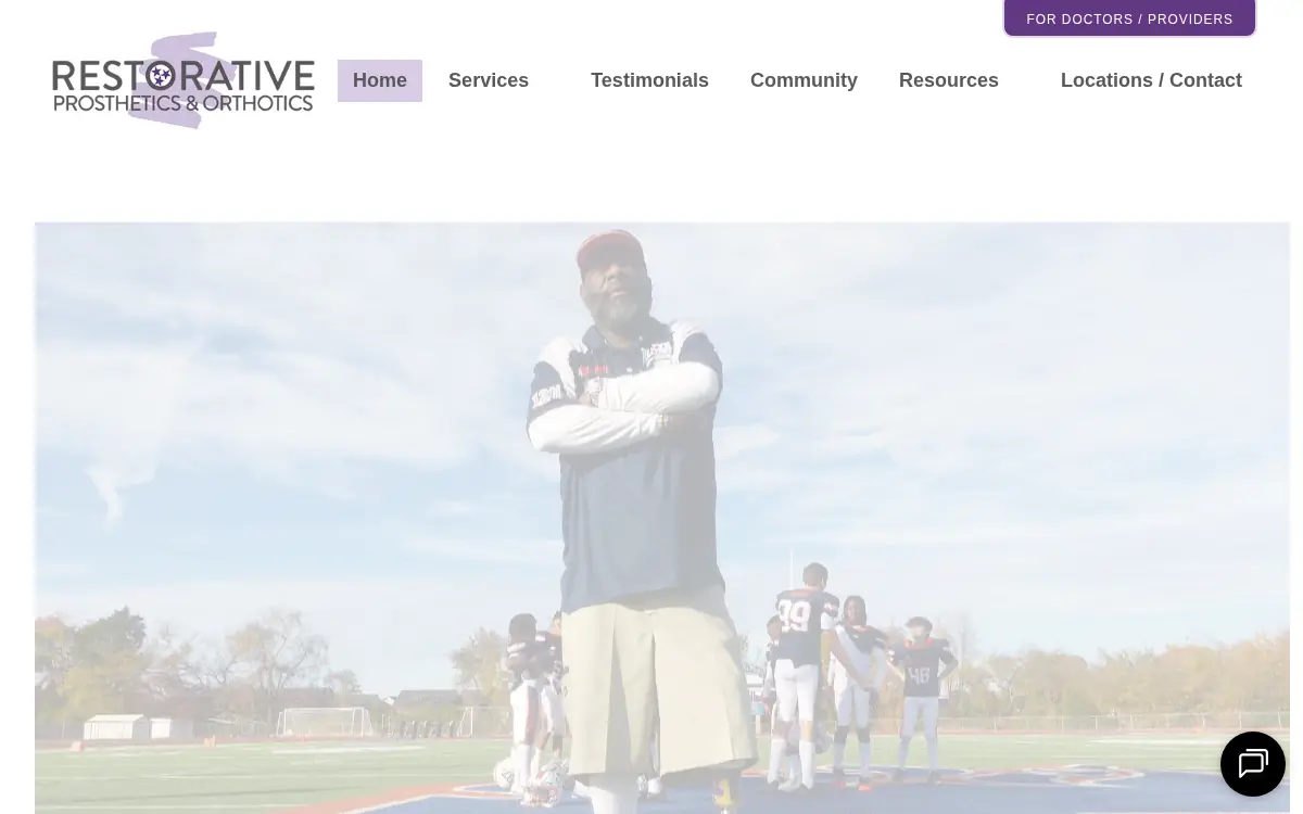Homepage of Georgia Prosthetics, INC.