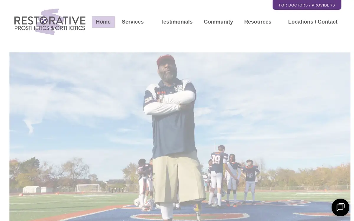 Homepage of Obrien Orthopedics, LLC