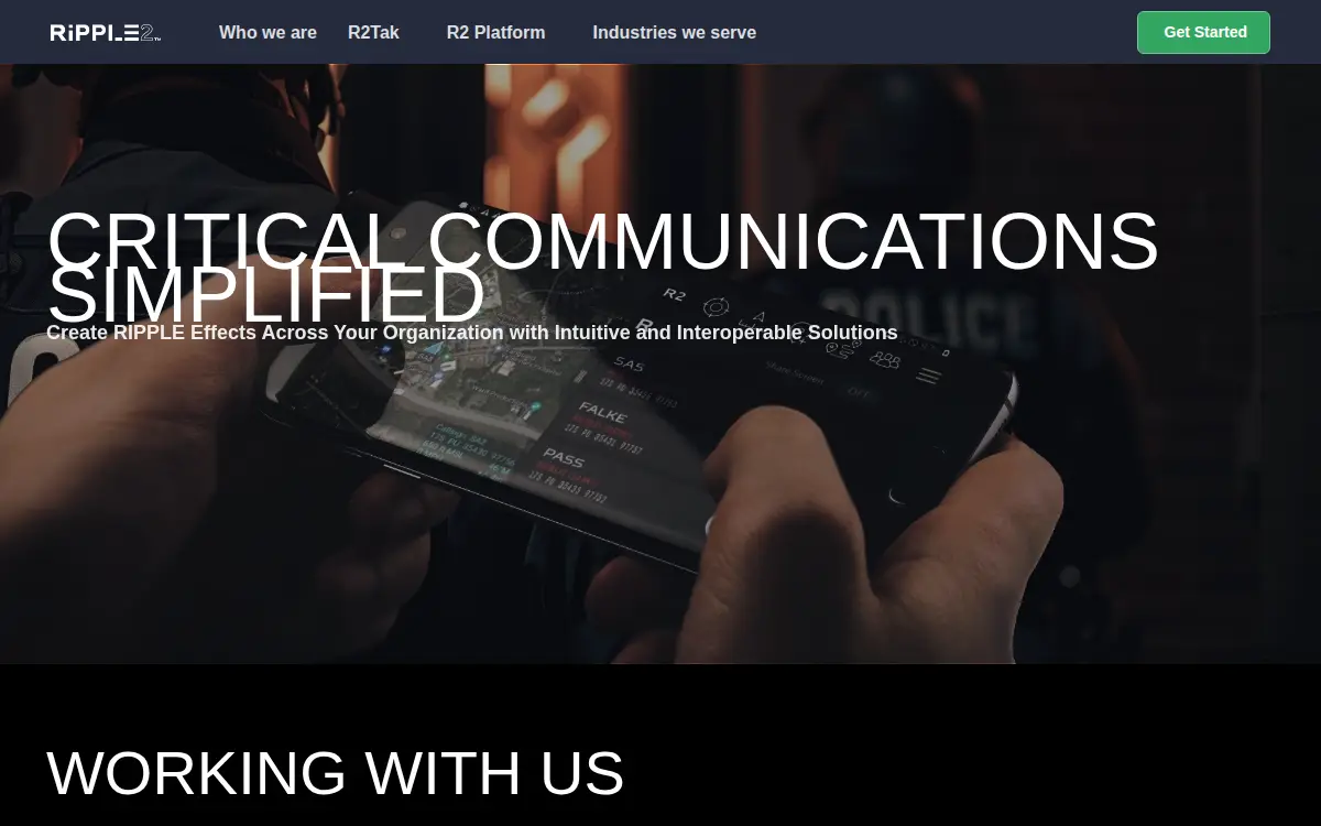 Homepage of Ripple Two LLC