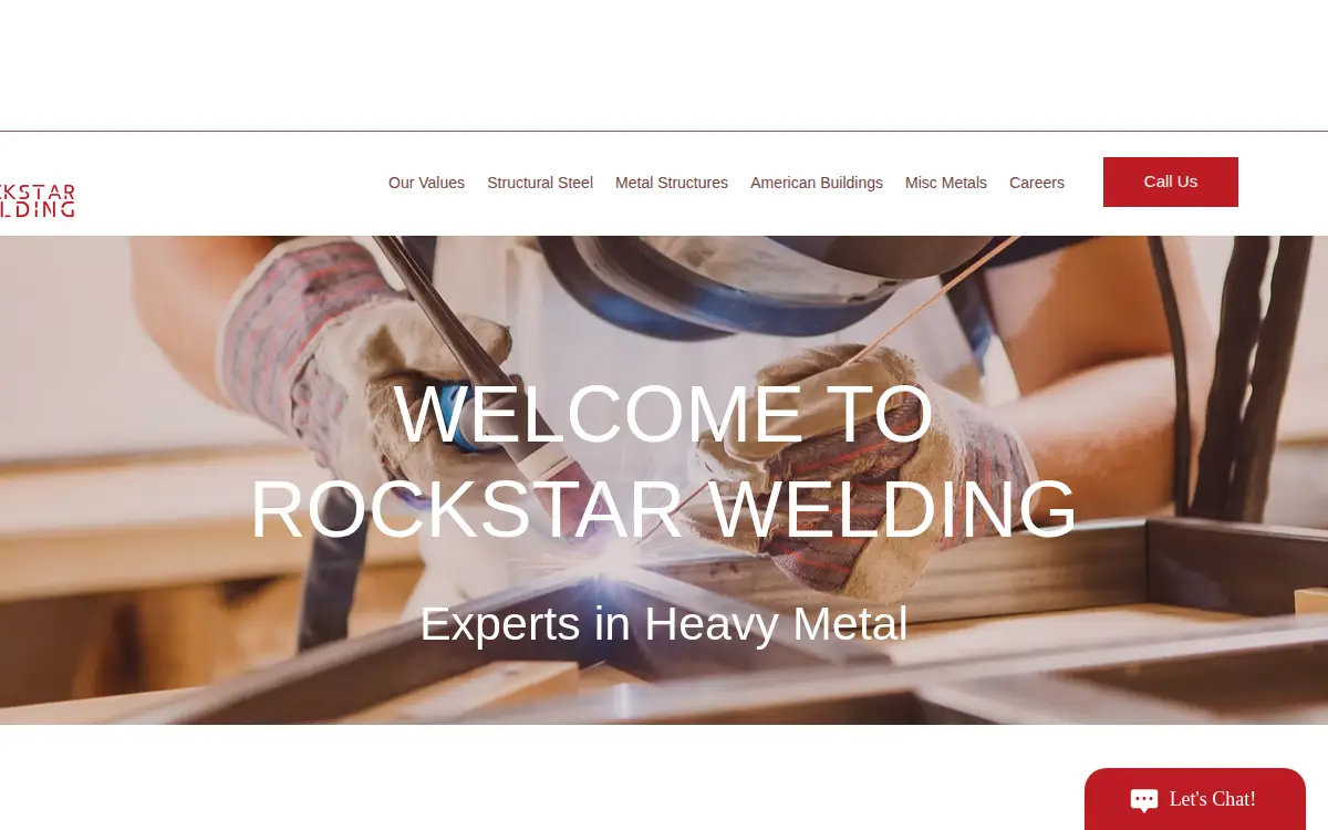 Homepage of Rs Welding, LLC