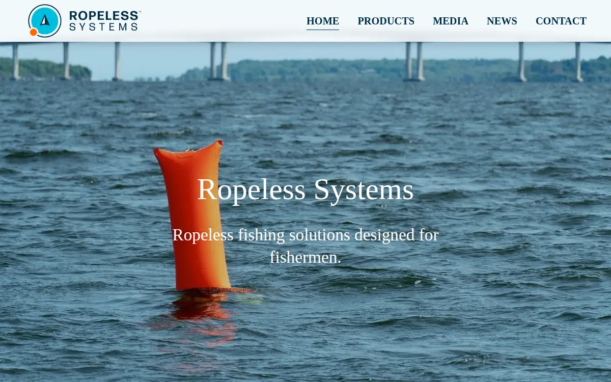 Homepage of Ropeless Systems, INC