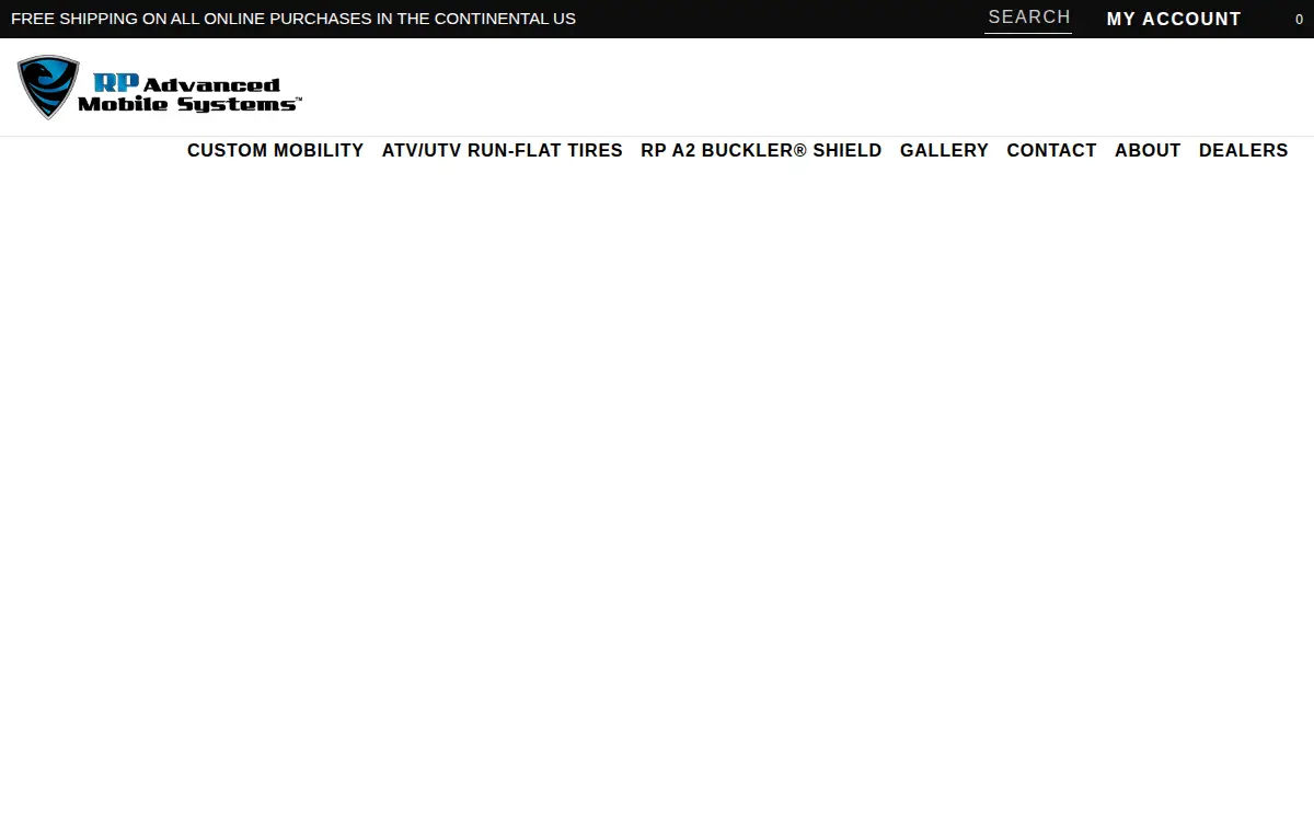 Homepage of Rp Advanced Mobile Systems, LLC