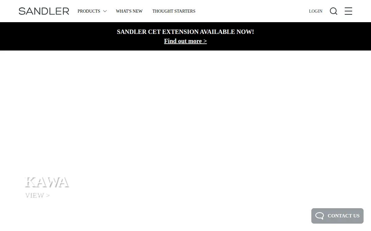 Homepage of Sandler Seating, INC.