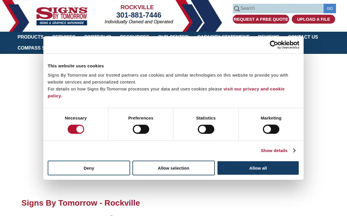 Homepage of Hunt Graphics, INC.