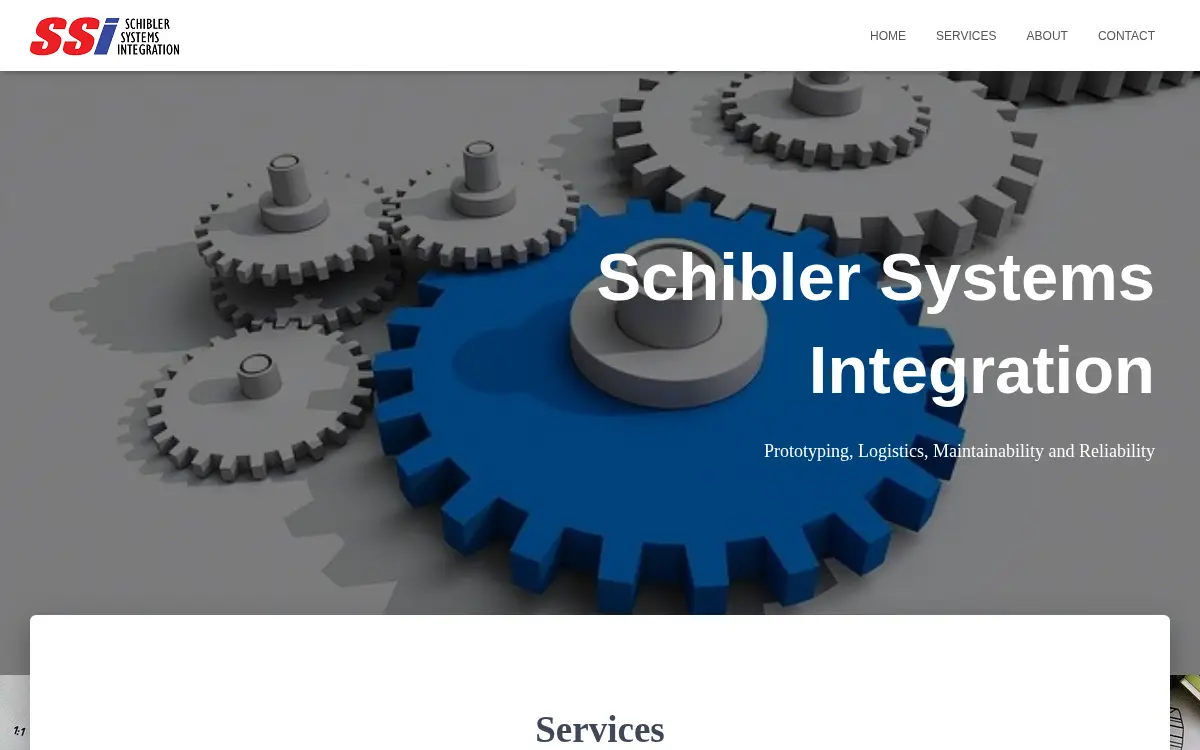 Homepage of Schibler Systems Integration, LLC