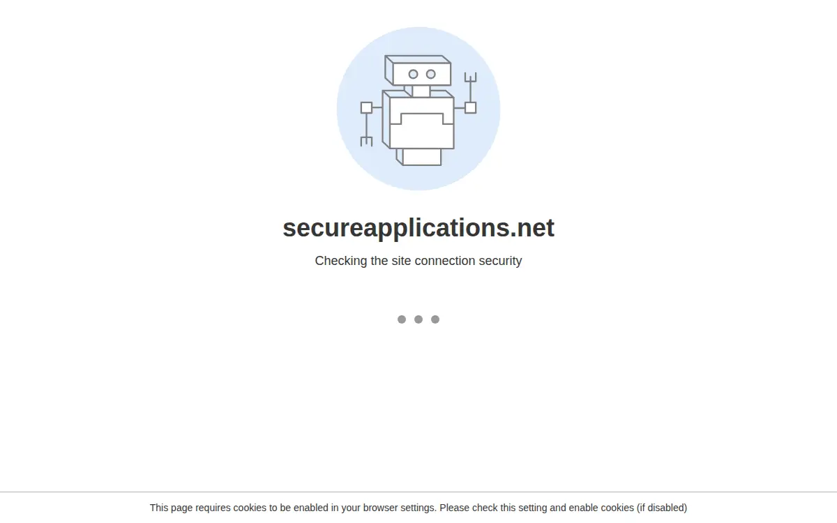 Homepage of Secure Applications, LLC
