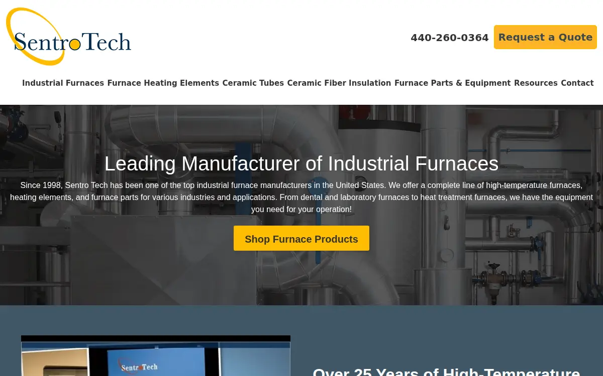 Homepage of Sentro Tech CORP