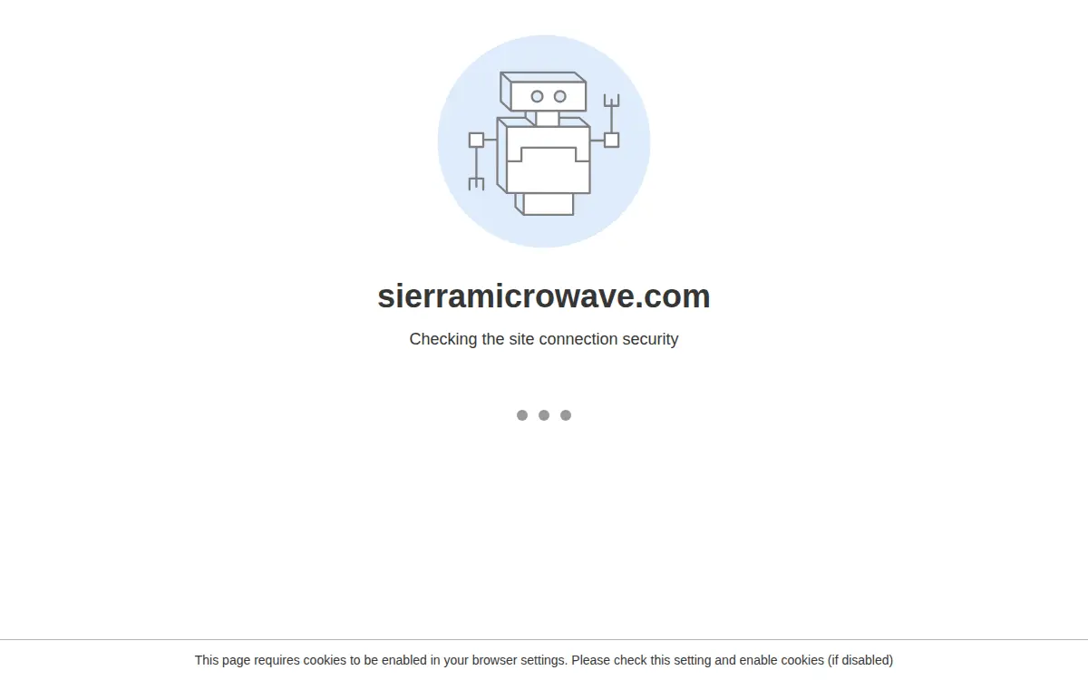 Homepage of Sierra Microwave Technology, LLC