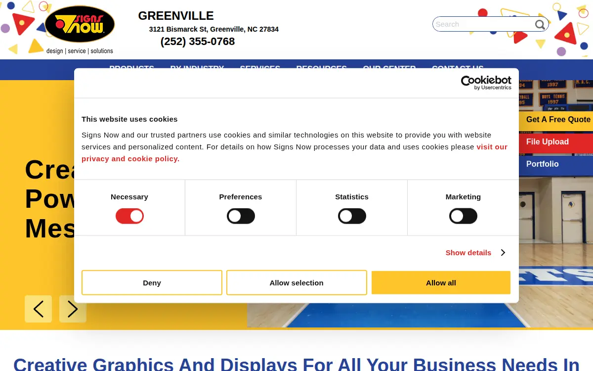 Homepage of Capital Signs Group, LLC