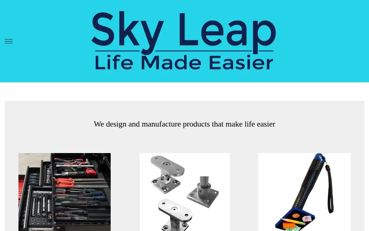 Homepage of Sky Leap LLC