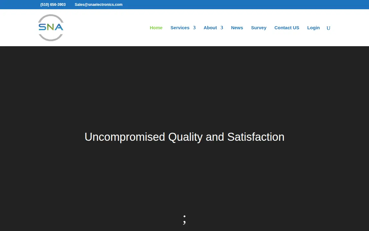 Homepage of Sna Electronics, INC.