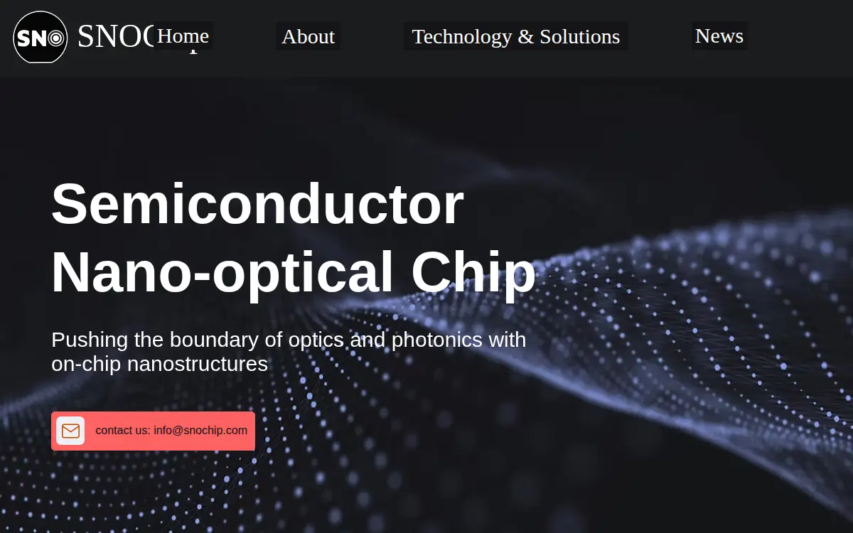 Homepage of Snochip INC