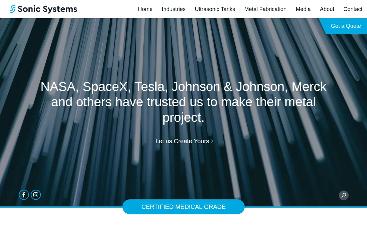 Homepage of Sonic Systems INC