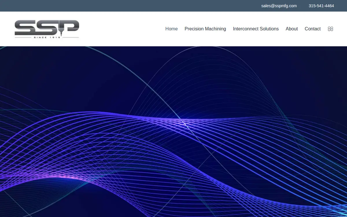 Homepage of Selflock Screw Products Company, INC.