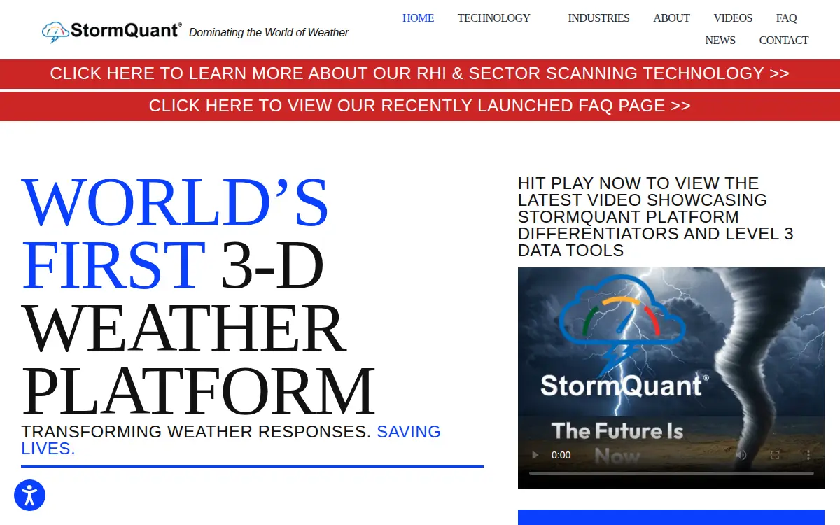 Homepage of Stormquant INC