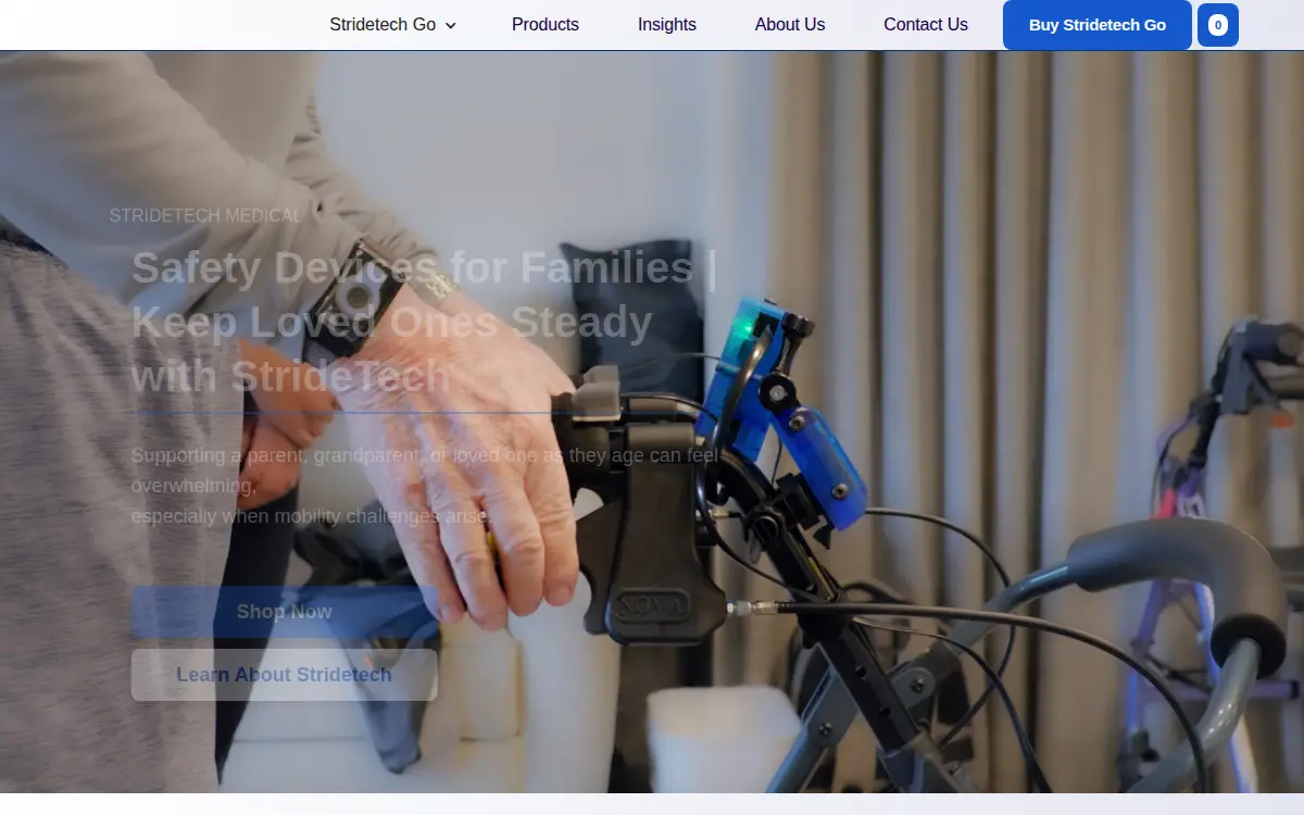 Homepage of Stride Tech Medical INC