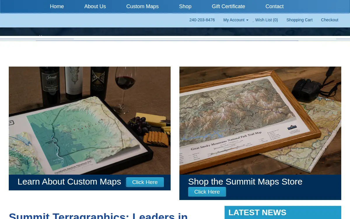 Homepage of Summit Terragraphics INC