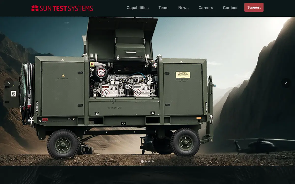 Homepage of Sun Test Systems, INC.