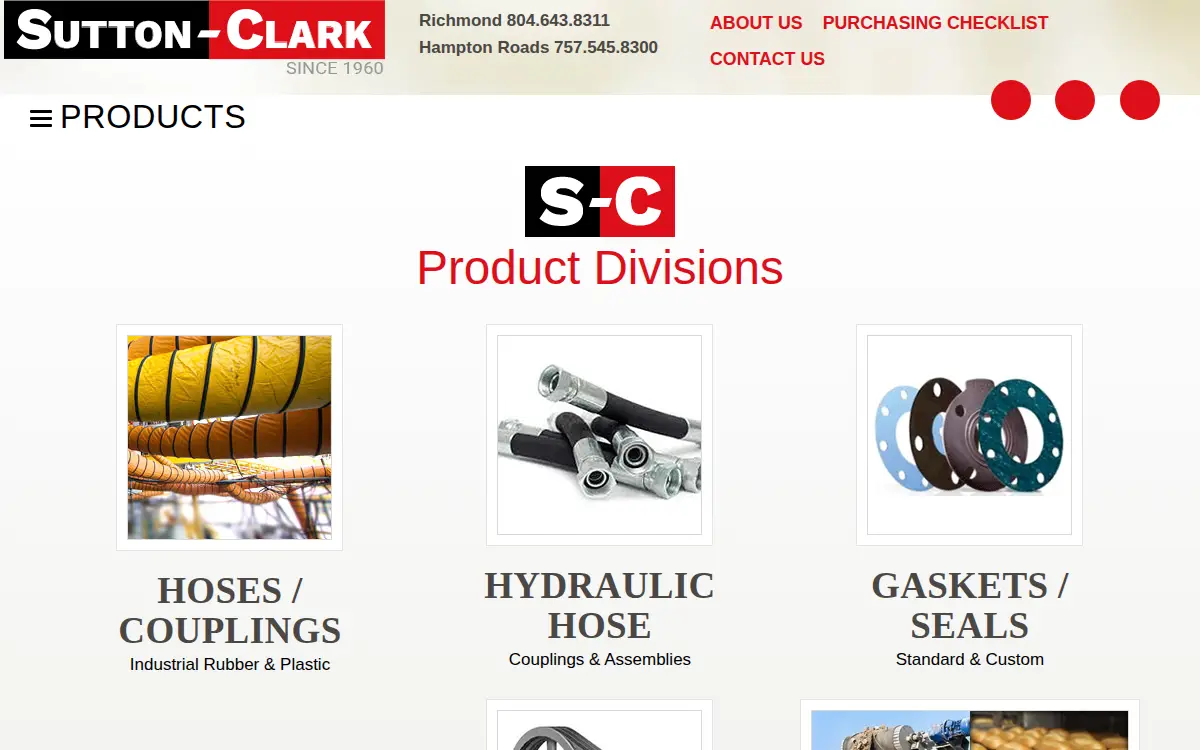 Homepage of Sutton - Clark Supply Incorporated