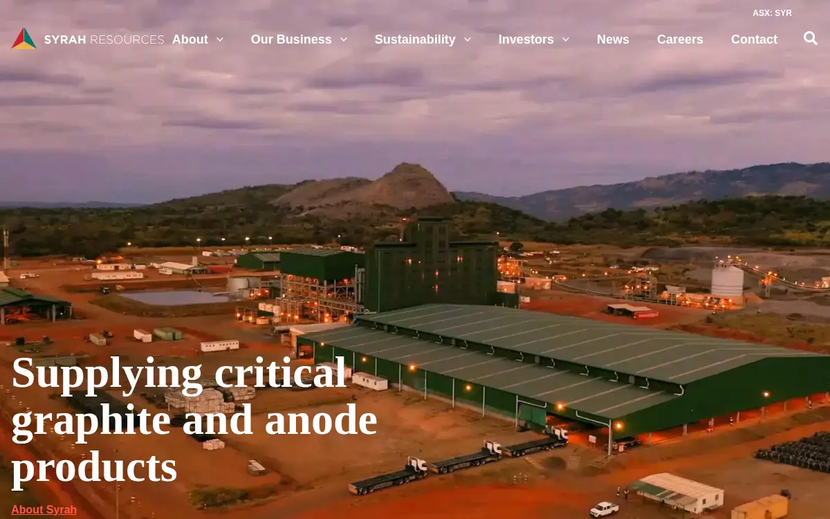 Homepage of Syrah Plus LLC