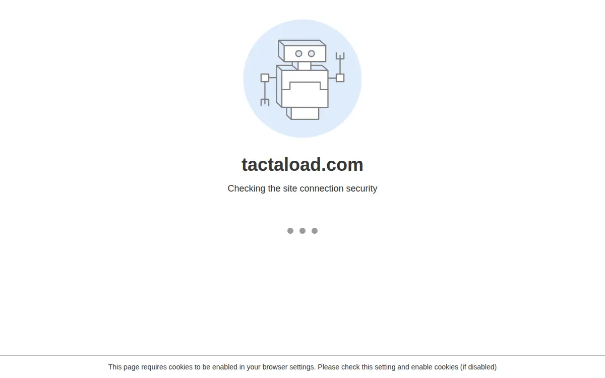 Homepage of Tactaload LLC