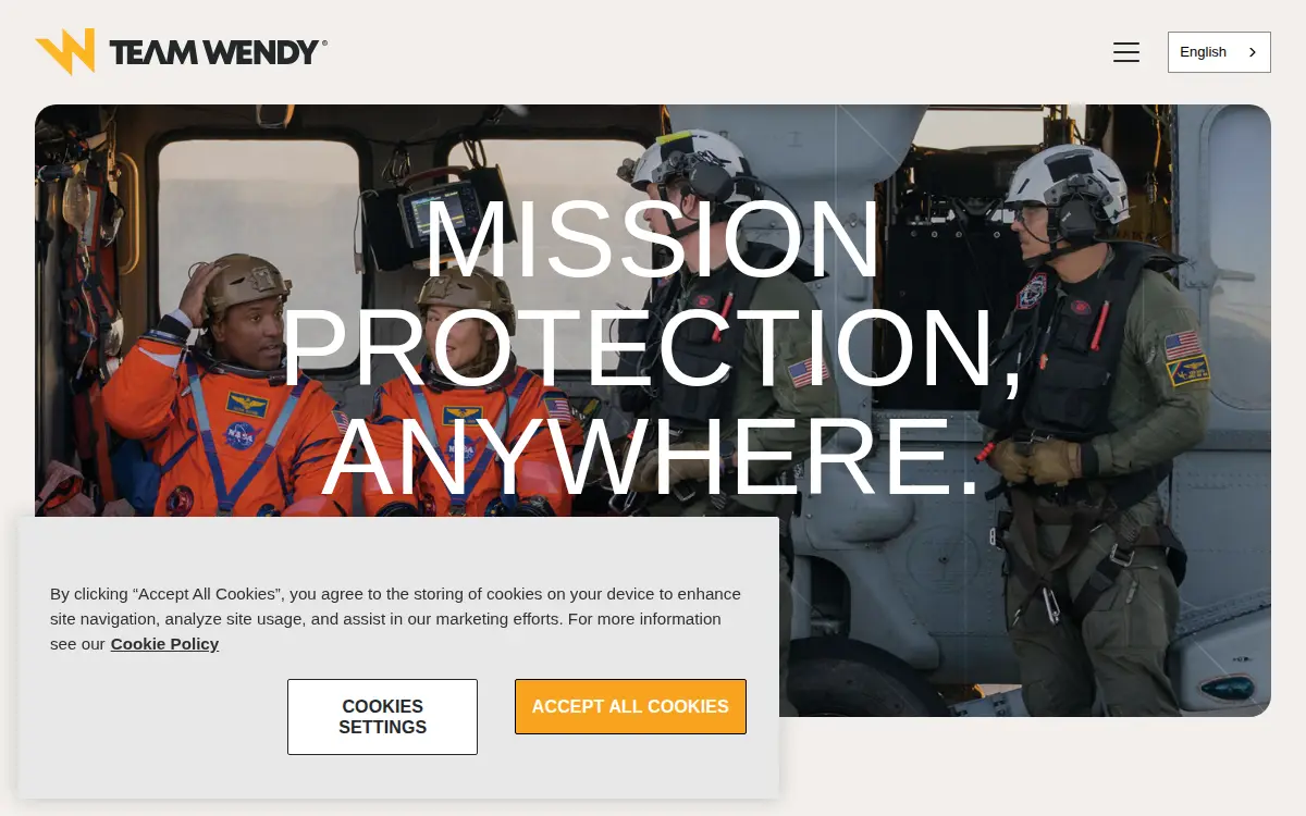 Homepage of Team Wendy LLC