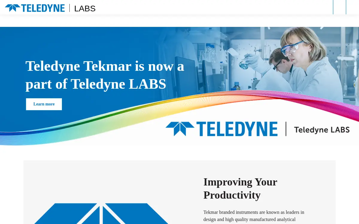 Homepage of Teledyne Instruments INC