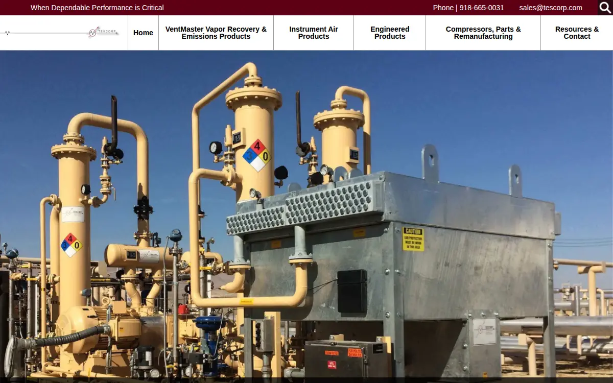 Homepage of Thomas Energy Systems INC