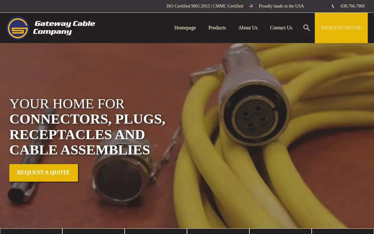 Homepage of Gateway Cable INC