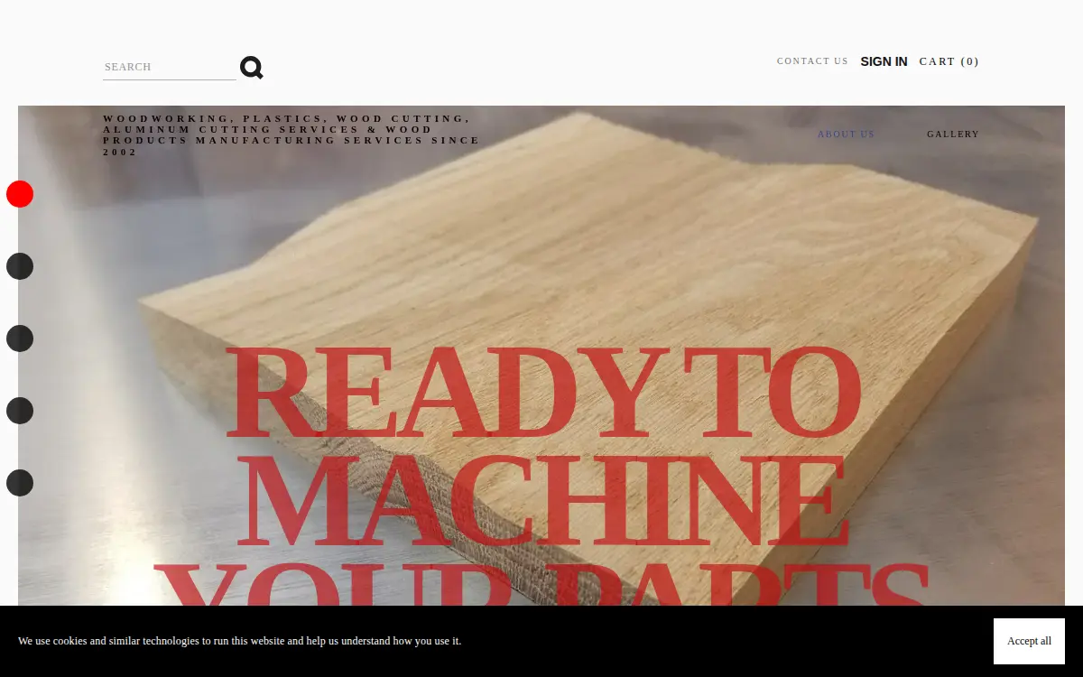 Homepage of Hd Fab, INC