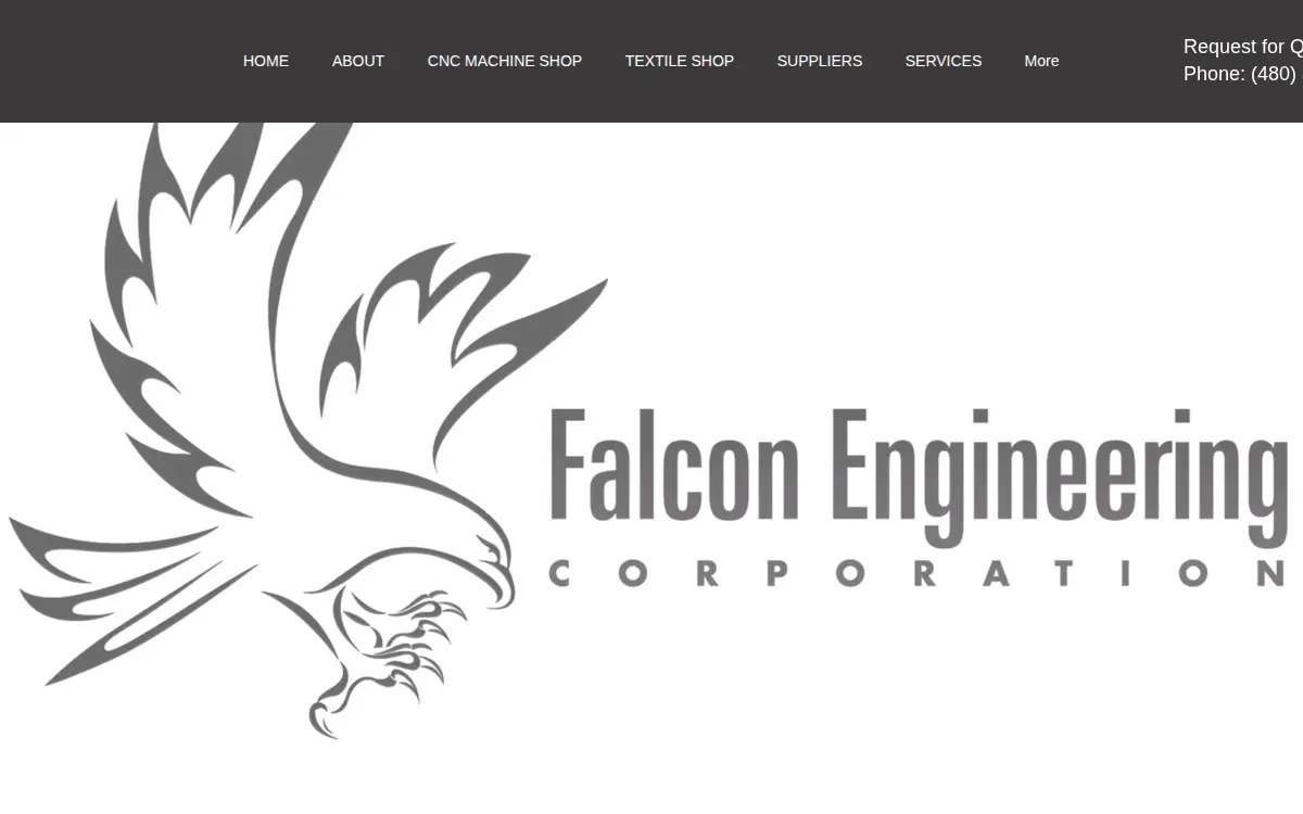 Homepage of Falcon Engineering Corporation