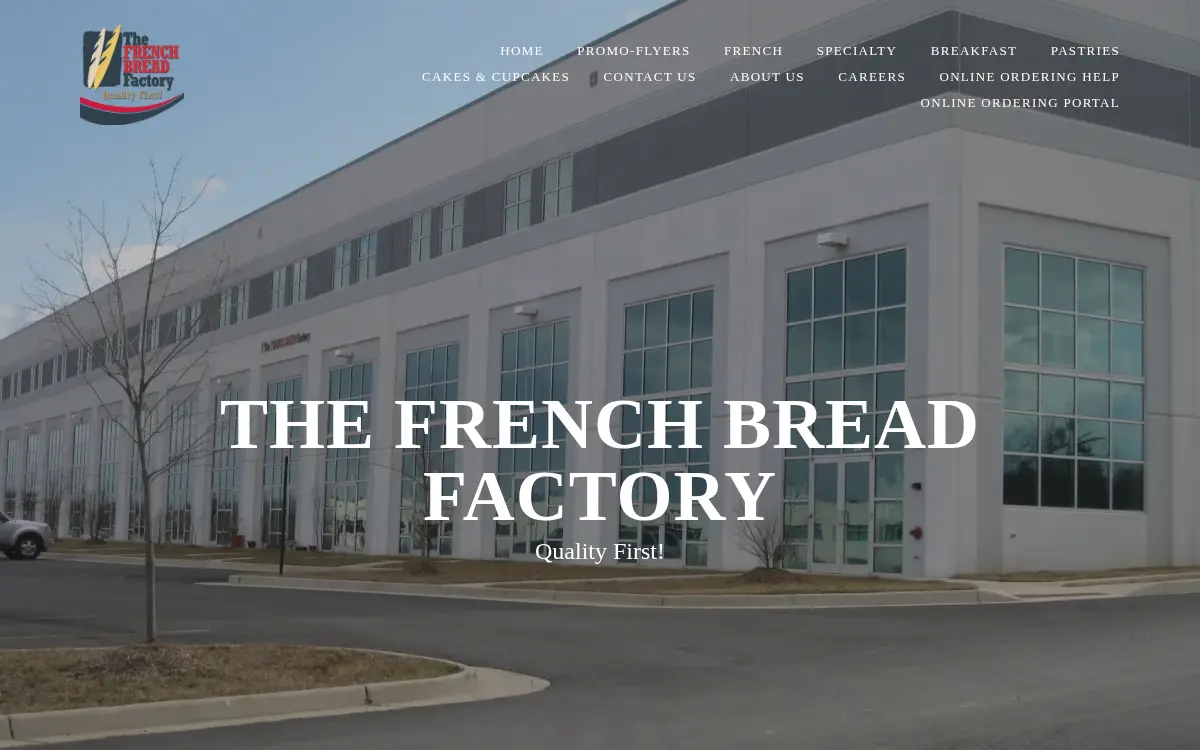Homepage of The French Bread Factory, INC.