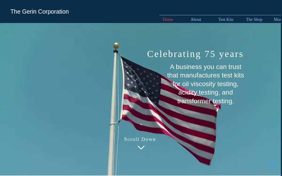 Homepage of Gerin CORP INC